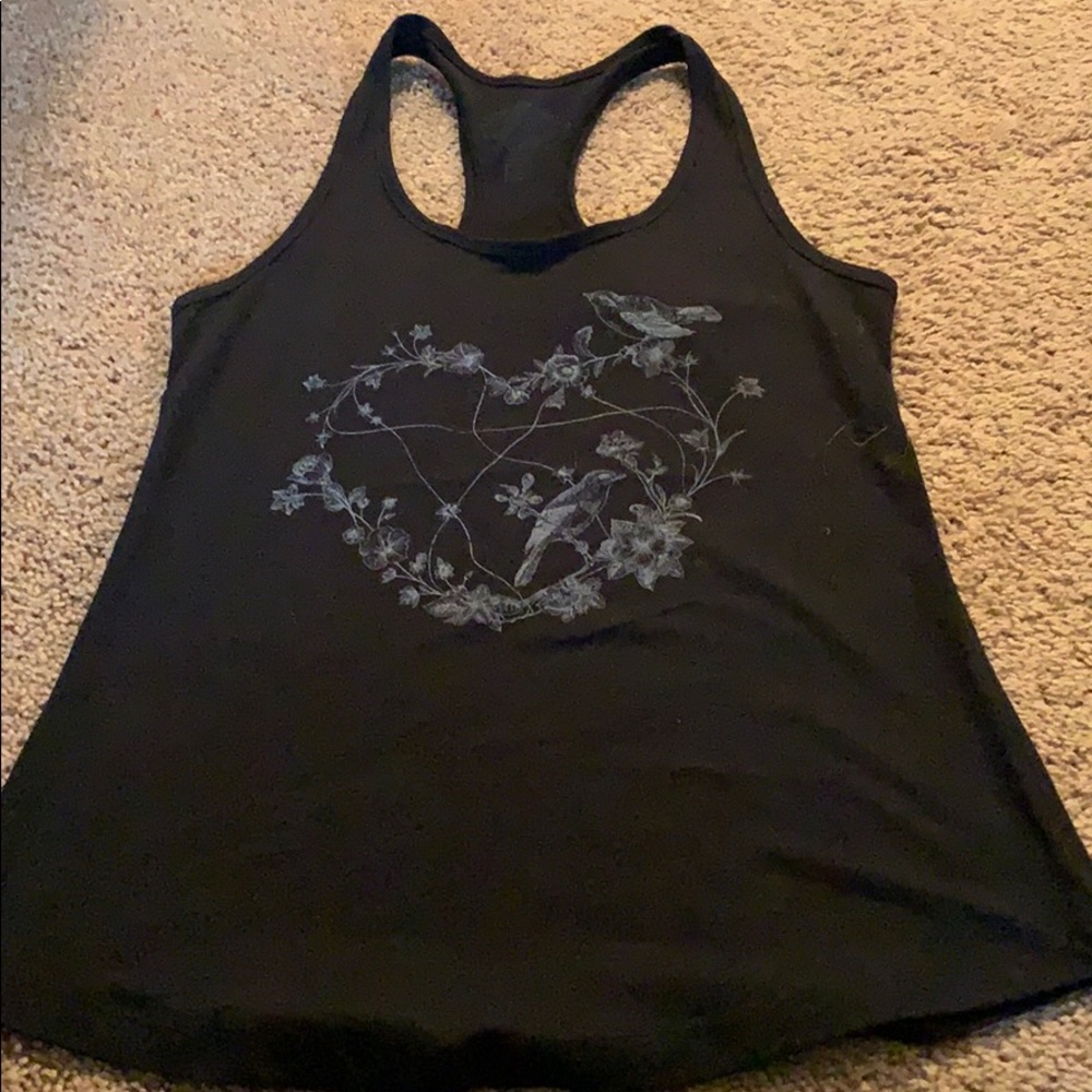 Black tank top